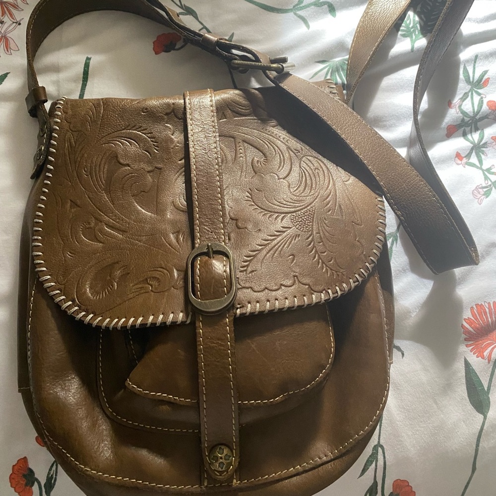 Patricia Nash Crossbody Barcelona Saddle Bag